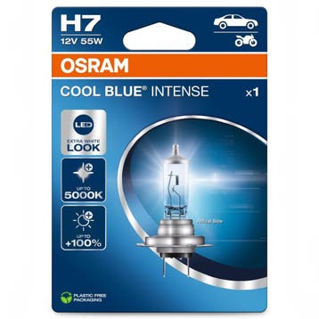 Osram H7 Cool Blue Intense Auto & Motorfiets – 1 Lamp, Verzenden