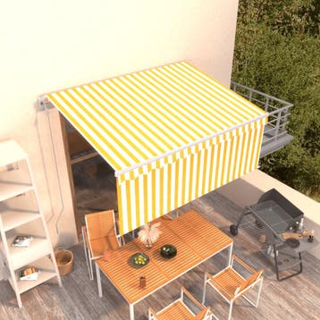 vidaXL Luifel automatisch uittrekbaar met rolgordijn 3x2,5 m, Verzenden, Nieuw
