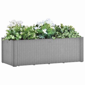 vidaXL Plantenbak verhoogd met bewateringssysteem 100x43x33, Verzenden, Nieuw