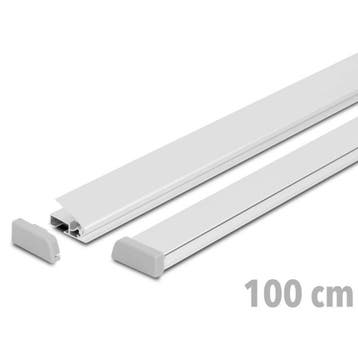 Posterrails | STANDARD | Aluminium | Zilvergrijs | Lengte, Verzenden