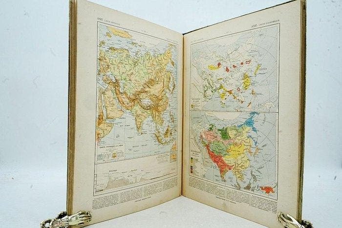 Vidal-Lablache - Atlas de Géographie, physique, politique,, Antiquités & Art, Antiquités | Livres & Manuscrits