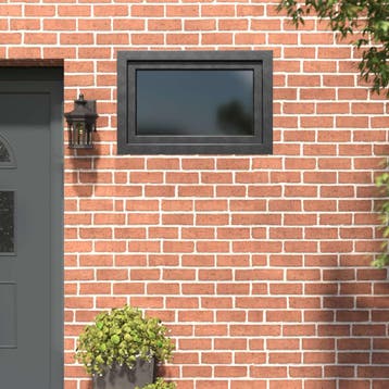 vidaXL Kantel- en Draai Kelderraam RISOR 90 x 50 cm PVC en, Doe-het-zelf en Bouw, Raamkozijnen en Schuifdeuren, Verzenden, Nieuw