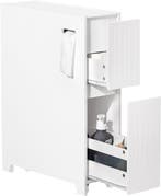 2dekans | SoBuy Lage Kast, Staande Smalle Opbergkast, Smalle, Huis en Inrichting, Kasten | Overige, Ophalen of Verzenden, Nieuw