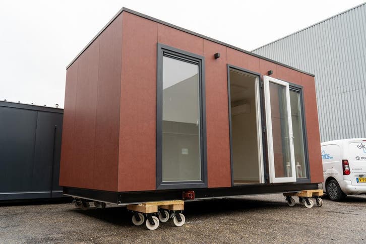 OK-Unit+ 5.80 m x 3.34 m | Kantoorunit | Tuinkantoor, Huis en Inrichting, Overige Huis en Inrichting, Nieuw