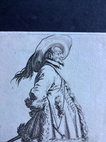 Jacques Callot (1592-1635) - A Soldier from the Series: La