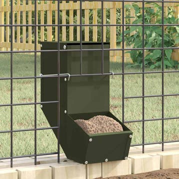 vidaXL Konijnenvoerbak Olijf Groen 12,5 x 26 x 28,5 cm 1 kg, Verzenden, Nieuw