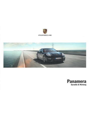 2015 PORSCHE PANAMERA GARANTIE & ONDERHOUD DUITS