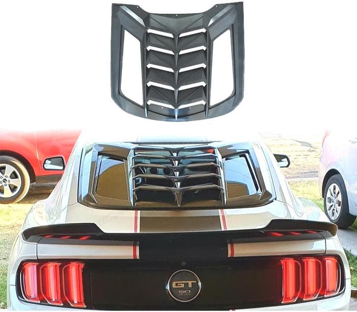 PERSIENNE POUR FORD MUSTANG 15-22 LOOK GT500 NOIR BRILLANT, Autos : Pièces & Accessoires, Carrosserie & Tôlerie, Envoi