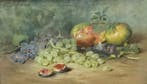 Europese school (XIX) - NO RESERVE - Bodegón frutal, Antiek en Kunst
