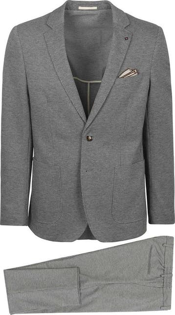 Suitable Flex Jersey Suit Grijs maat Maat 48/50 (M) Heren, Nieuw, Suitable, Grijs, Verzenden