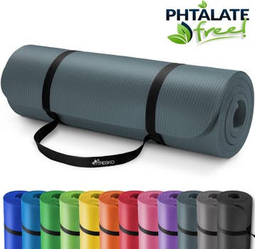 Fitnessmat - yogamat - pilatesmat - gymnastiekmat - 185 x, Verzenden, Nieuw