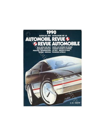 1990 AUTOMOBIL REVUE JAARBOEK DUITS FRANS, Ophalen of Verzenden, Nieuw