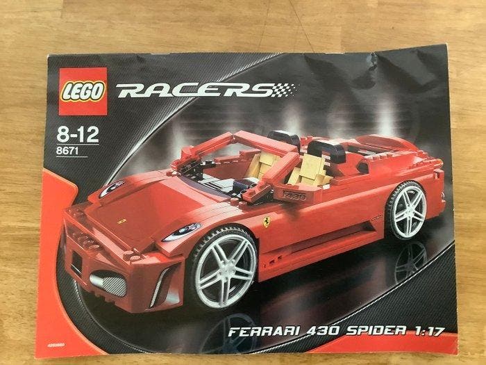 Lego Set - 8671 - Racers - Ferrari’s 430 spider, Kinderen en Baby's, Speelgoed | Duplo en Lego
