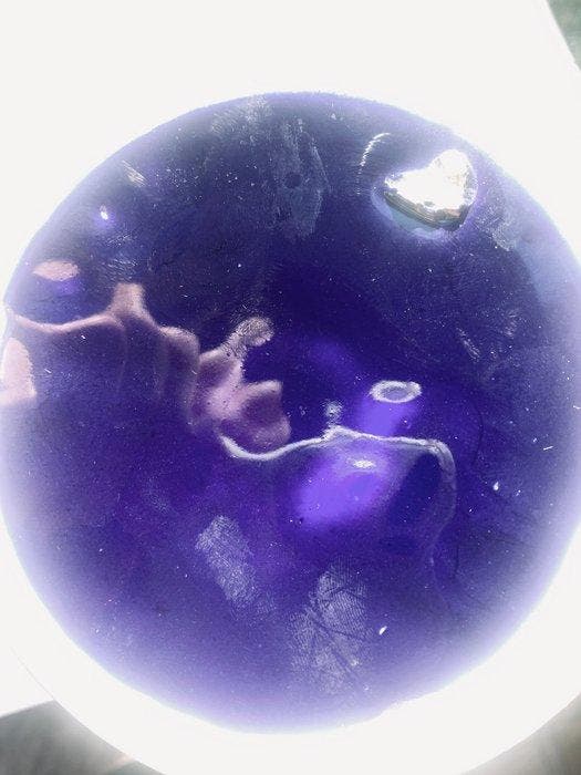 MONUMENTALNY WAZON KOBALTOWY „BLEU DE ROI” – BELGIA – OK., Antiek en Kunst, Antiek | Glaswerk en Kristal