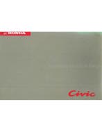 1993 HONDA CIVIC INSTRUCTIEBOEKJE DUITS