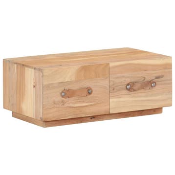 vidaXL Salontafel 90x50x35 cm massief gerecycled hout, Huis en Inrichting, Tafels | Salontafels, Verzenden, Nieuw