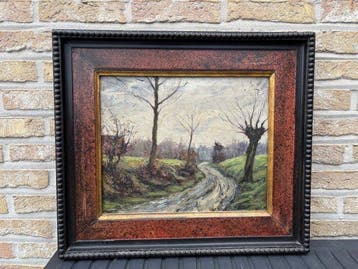 École néerlandaise (XX) - Landschap in de herfst