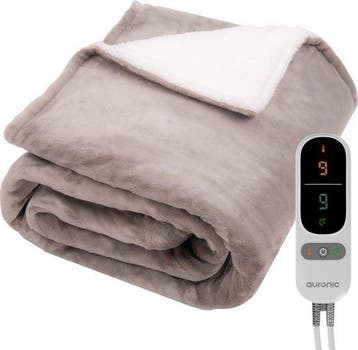 2dekans | Auronic Elektrische Deken - Warmtedeken - Sherpa, Ophalen of Verzenden