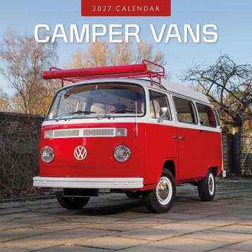Red Robin Wall Kalender 2027 - Camper Vans, Ophalen of Verzenden