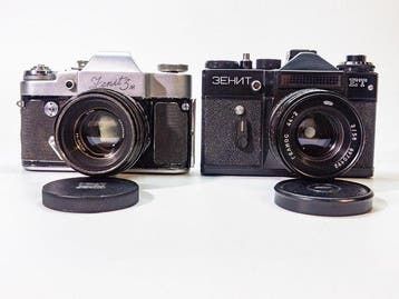 KMZ Krasnogorsk Zenit 3M / Zenit ET + 2x Helios | Appareil, Nieuw