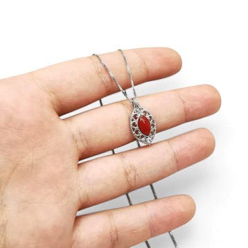 Koraal - Argento 925 - 3-delige sieradenset - Italiaans