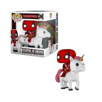Funko Pop!  Deadpool On Unicorn #36 (Collector Corps ), Collections, Verzenden