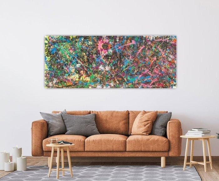 Joan LLaverias - Flores 332 - XXL, Antiek en Kunst, Kunst | Schilderijen | Modern