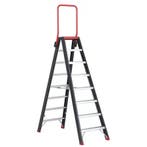 Altrex dubbele trapladder Taurus 2×8 treden met steunbeugel, Ophalen of Verzenden, Nieuw, Trap, Minder dan 2 meter