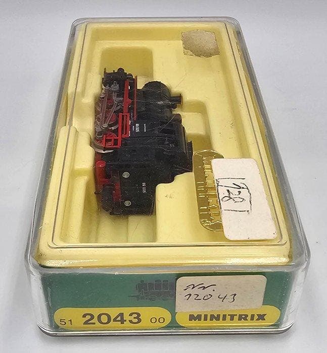Minitrix N - 2043 - Stoomlocomotief (1) - Series BR89 005 -, Hobby & Loisirs créatifs, Trains miniatures | Échelle N