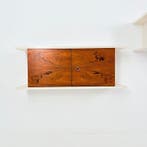 Ladekast - Hout, Palissander - Paar vintage wandkasten uit