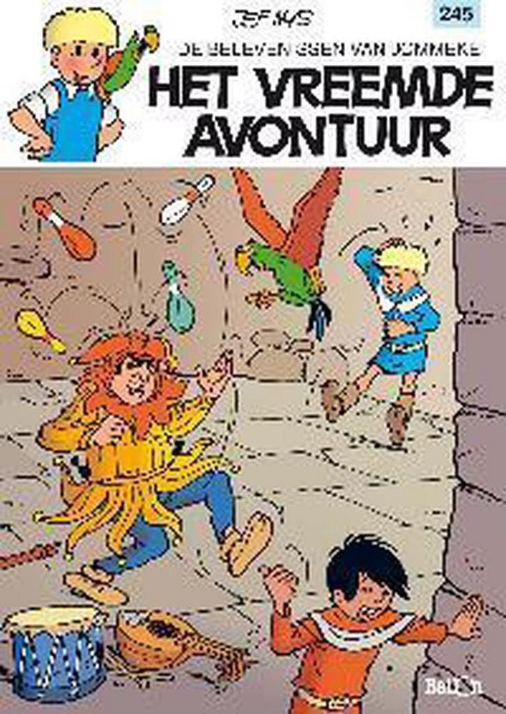Jommeke strip / 245 Het vreemde avontuur / Jommeke Jef Nys, Boeken, Stripverhalen, Gelezen, Verzenden