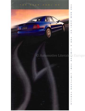 2000 AUDI S4 SEDAN BROCHURE ENGELS (USA)
