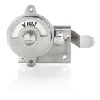 WC slot hendel vrij-bezet mat nikkel - retro WC sluiting..., Ophalen of Verzenden, Slot