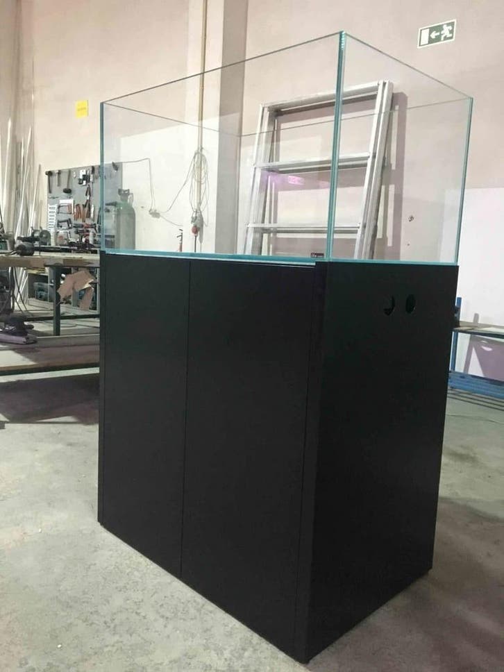 Ila Optic White aquarium + Meubel ALU, Dieren en Toebehoren, Vissen | Aquaria en Toebehoren, Nieuw, Verzenden