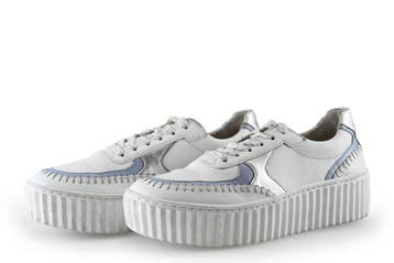 Gabor Sneakers in maat 39 Zilver, Kleding | Dames, Overige kleuren, Verzenden, Gabor, Zo goed als nieuw