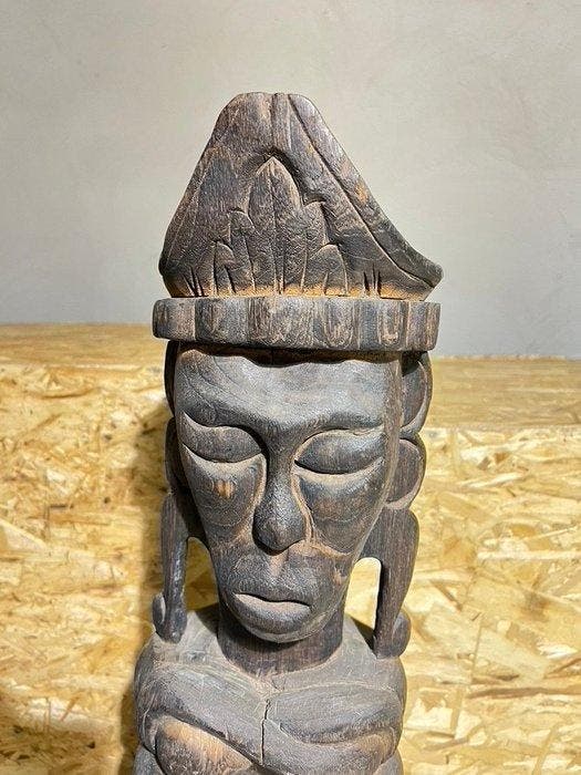 Hampatong stijl beeld – handgesneden hout – 58 cm - Hout -, Antiek en Kunst, Kunst | Niet-Westerse kunst