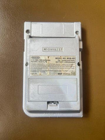 Nintendo - Gameboy Pocket - MGB-001 silver - Spelcomputer -