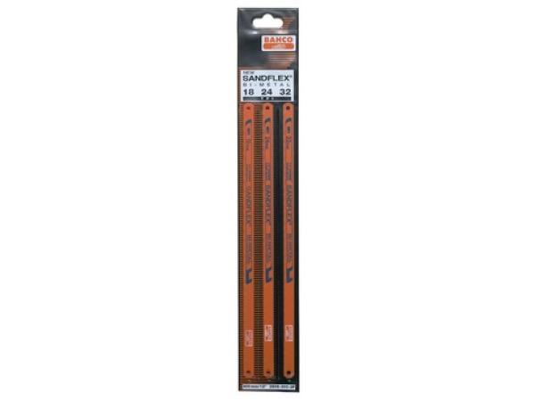Veiling - Bahco Sandflex handmetaalzaagblad 300 mm 3 stuks, Tuin en Terras, Hand-tuingereedschap