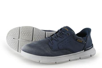 Skechers Instappers in maat 41 Blauw, Kleding | Heren, Schoenen, Overige typen, Skechers, Gedragen, Verzenden