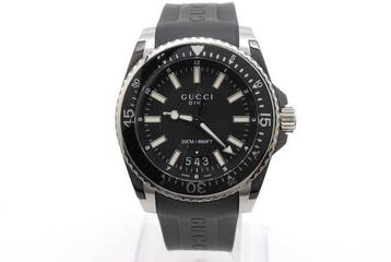 Gucci - Dive ceramic bezel date - Zonder minimumprijs -, Bijoux, Sacs & Beauté, Montres | Hommes