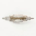 Sans prix de réserve - Broche Argent - Kwarts