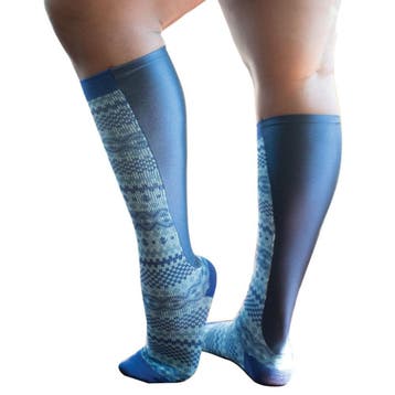 Xpandasox Fairisle  Blauw, Verzenden, Nieuw