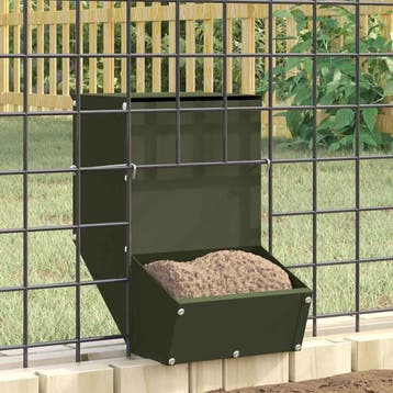 vidaXL Konijnenvoerbak Olijf Groen 17,5 x 26 x 28,5 cm 1,5, Verzenden, Nieuw