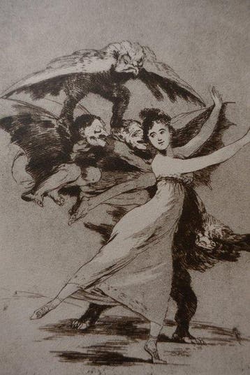 Francisco De Goya (1746-1828) - Caprichos Blatt #72 No te