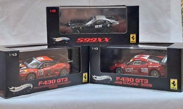 Hot Wheels 1:43 - Modelauto (3) - Ferrari 599XX - Ferrari