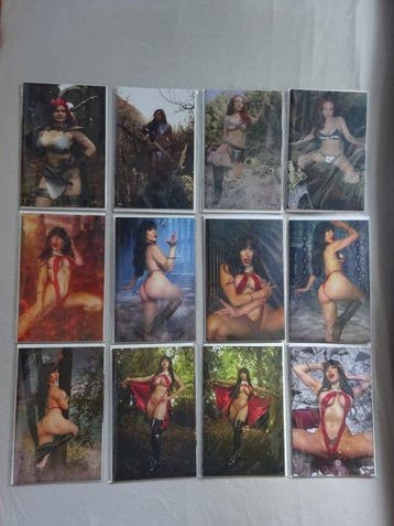 Red Sonja, Vampirella - 12 x incentive virgin cosplay foto