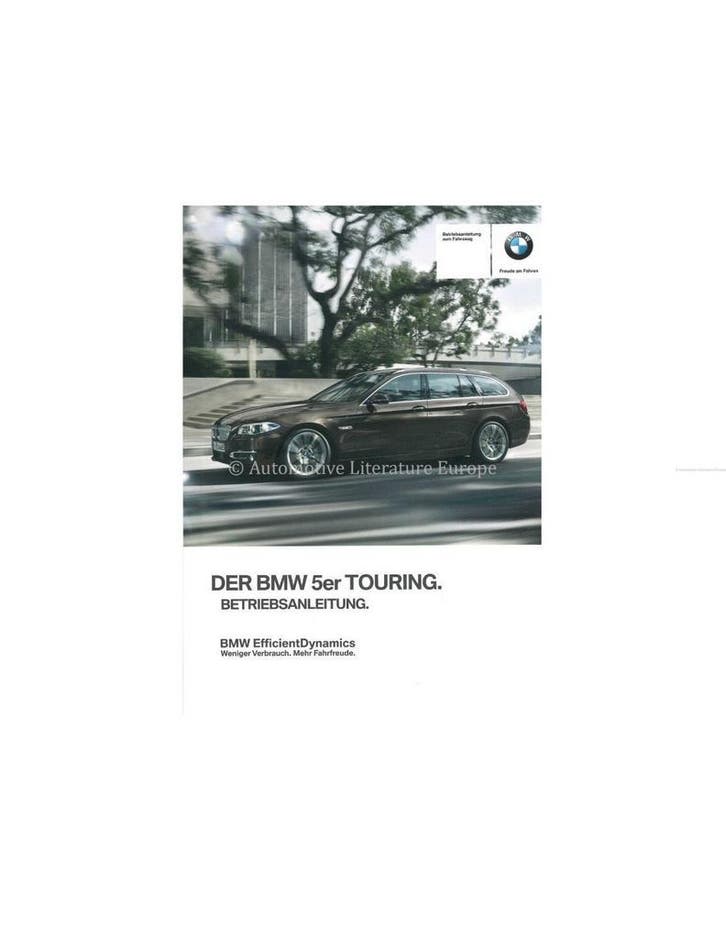2016 BMW 5 SERIE TOURING INSTRUCTIEBOEKJE DUITS, Autos : Divers, Modes d'emploi & Notices d'utilisation