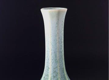 Vaas - Meesterwerk van Japanse Kyoto-aardewerk,