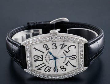 Franck Muller - Cintree Curvex - 18 Carat White Gold -, Nieuw