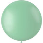Mintgroene Ballon Powder Pistache 80cm, Verzenden, Nieuw